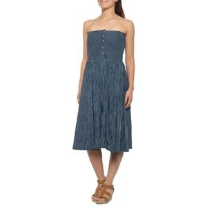 NWT Free People Ocean Eyes Strapless Maxi Dress Skirt XS